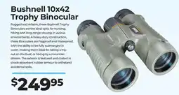 Teds Cameras Bushnell 10x42 Trophy Binocular offer