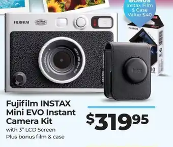 Teds Cameras Fujifilm instax mini evo instant camera kit offer