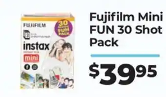 Teds Cameras Fujifilm mini fun 30 shot pack offer