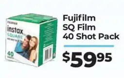 Teds Cameras Fujifilm sq film 40 shot pack offer