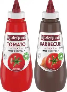 IGA MasterFoods Squeezy Sauce 475-500mL Selected Varieties offer