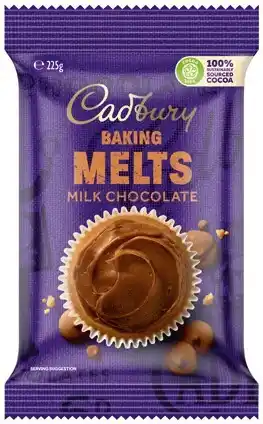 IGA Cadbury baking chocolate melts, chips or block offer