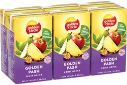 IGA Golden circle fruit drink or low sugar refreshers offer