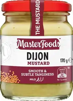 IGA Masterfoods mustard or horseradish cream offer