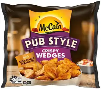 IGA McCain Pub Style Wedges or Fries 750g Selected Varieties offer