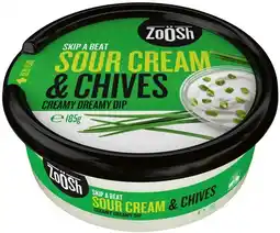 IGA ZoOSh Dip 185g Selected Varieties offer