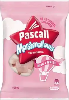 IGA Pascall Marshmallows 280g or Pascall Lollies 150-300g Selected Varieties offer