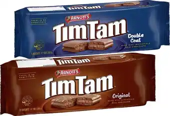 IGA Arnott’s Tim Tam Chocolate Biscuits 165‑200g Selected Varieties offer