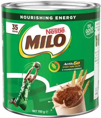 IGA Nestlé Milo Nourishing Energy Drink 700g offer