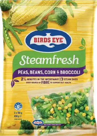 IGA Birds Eye SteamFresh Vegetables 450g Selected Varieties offer