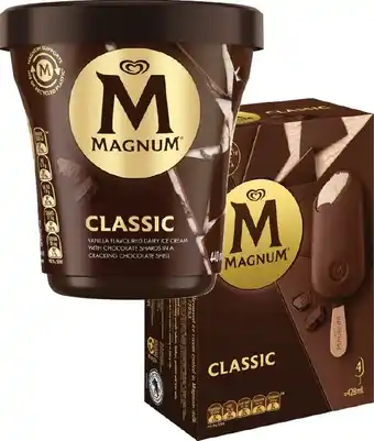 IGA Streets Magnum Ice Cream Stick 4 Pack, Mini 6 Pack or Tub 440mL Selected Varieties offer