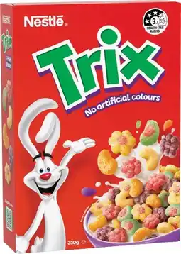 IGA Nestlé Trix Cereal 310g offer