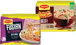 IGA Maggi 2 Minute Noodles or Fusian 5 Pack Selected Varieties offer