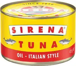 IGA Sirena Tuna 425g Selected Varieties offer