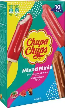 IGA Chupa Chups Mixed Minis 10 Pack offer