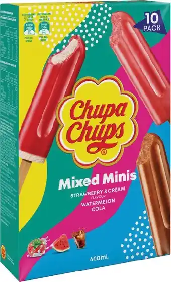 IGA Chupa Chups Mixed Minis 10 Pack offer