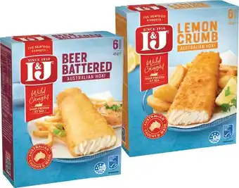 IGA I&J Australian Wild Caught Hoki 425g Selected Varieties offer