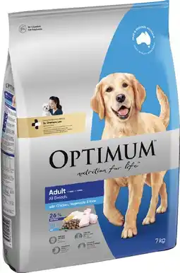 IGA Optimum Dry Dog Food 7kg Selected Varieties offer