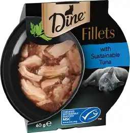 IGA Dine Fillets Wet Cat Foods 60g Selected Varieties offer