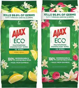 IGA Ajax Multipurpose Wipes 110 Pack Selected Varieties offer