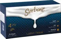 IGA Sorbent Lotion Tissue 4 Ply 70 Pack offer