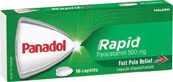 IGA Panadol Rapid Caplets 16 Pack offer