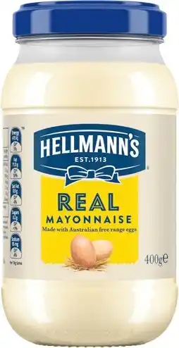 IGA Hellmann's Mayonnaise 320‑432g Selected Varieties offer