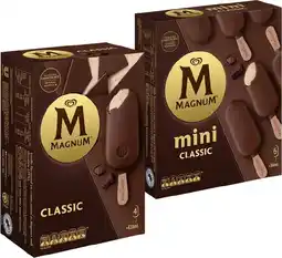 IGA Streets Magnum Ice Cream 4 Pack, Mini 6 Pack or Tub 440mL Selected Varieties offer