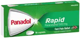 IGA Panadol Rapid Paracetamol 500mg Caplets 16 Pack offer