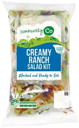 IGA Community Co Creamy Ranch Salad Kit 350g offer