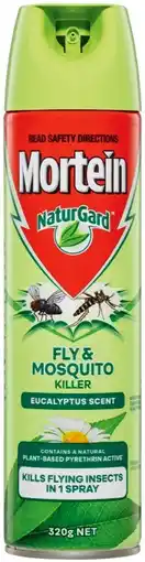 IGA Mortein NaturGard Fly & Mosquito Killer Eucalyptus Scent 320g offer