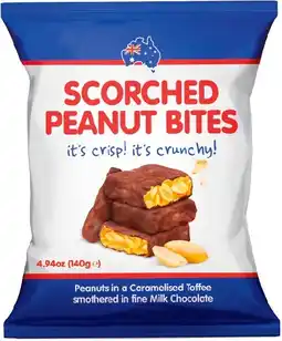 IGA Scorched Peanut Bites Share Pack 140g offer