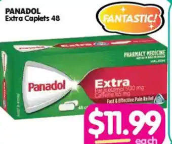 Your Discount Chemist Panadol Extra Caplets offer