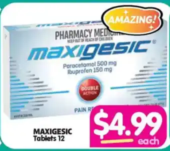 Your Discount Chemist Maxigesic Tablets offer