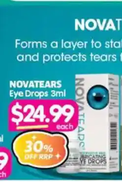 Your Discount Chemist Novatears Eye Drops offer