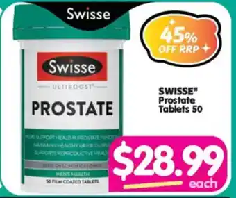 Your Discount Chemist Swisse Prostate Tablets offer