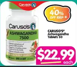 Caruso's Ashwagandha Tablets