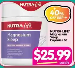 Your Discount Chemist Nutra life Magnesium Sleep offer