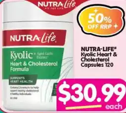 Your Discount Chemist NUTRA-LIFE Kyolic Heart & Cholesterol offer