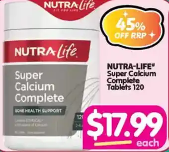 Your Discount Chemist NUTRA Life Super Calcium Complete offer