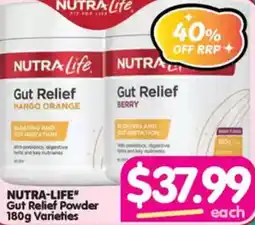 Your Discount Chemist NUTRA Life Gut Relief Powder offer