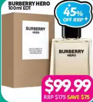 Your Discount Chemist Burberry hero offer