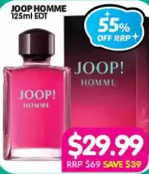 Your Discount Chemist Joop homme offer