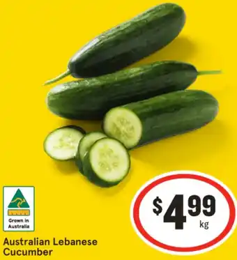 IGA Australian Lebanese Cucumber offer