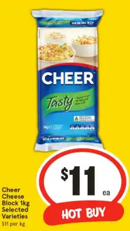 IGA Cheer Cheese Block offer