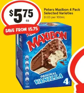 IGA Peters Maxibon offer