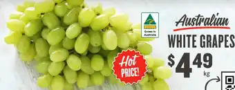 IGA White grapes offer