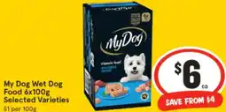 IGA My Dog Wet Dog Food offer