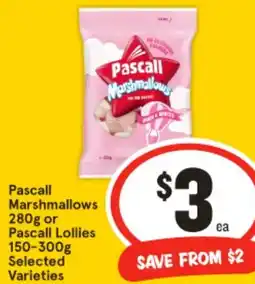 IGA Pascall Lollies offer