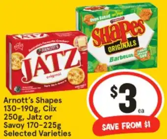 IGA Arnott's Shapes offer